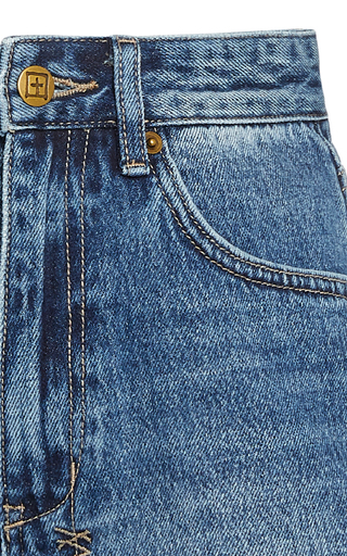 Rise N Hi Frayed Denim Shorts展示图