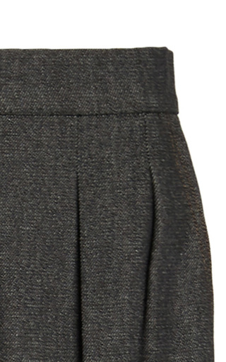 Pomez Pleated Wool Wide-Leg Pants展示图