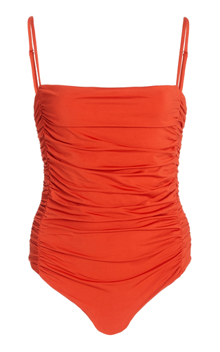 ruched swimwear