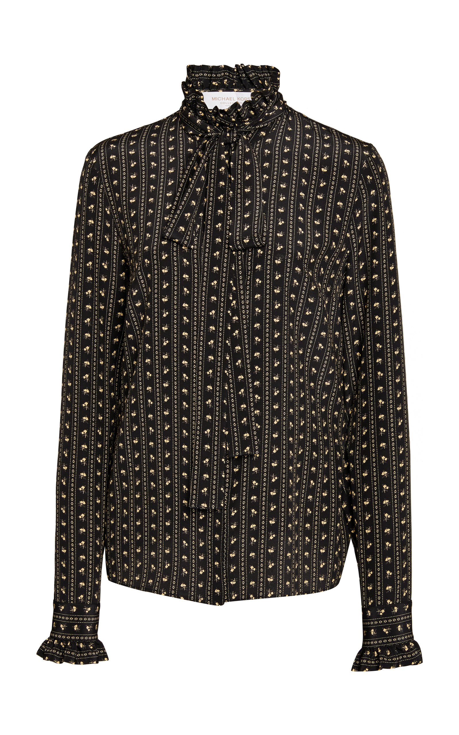 michael kors polka dot blouse