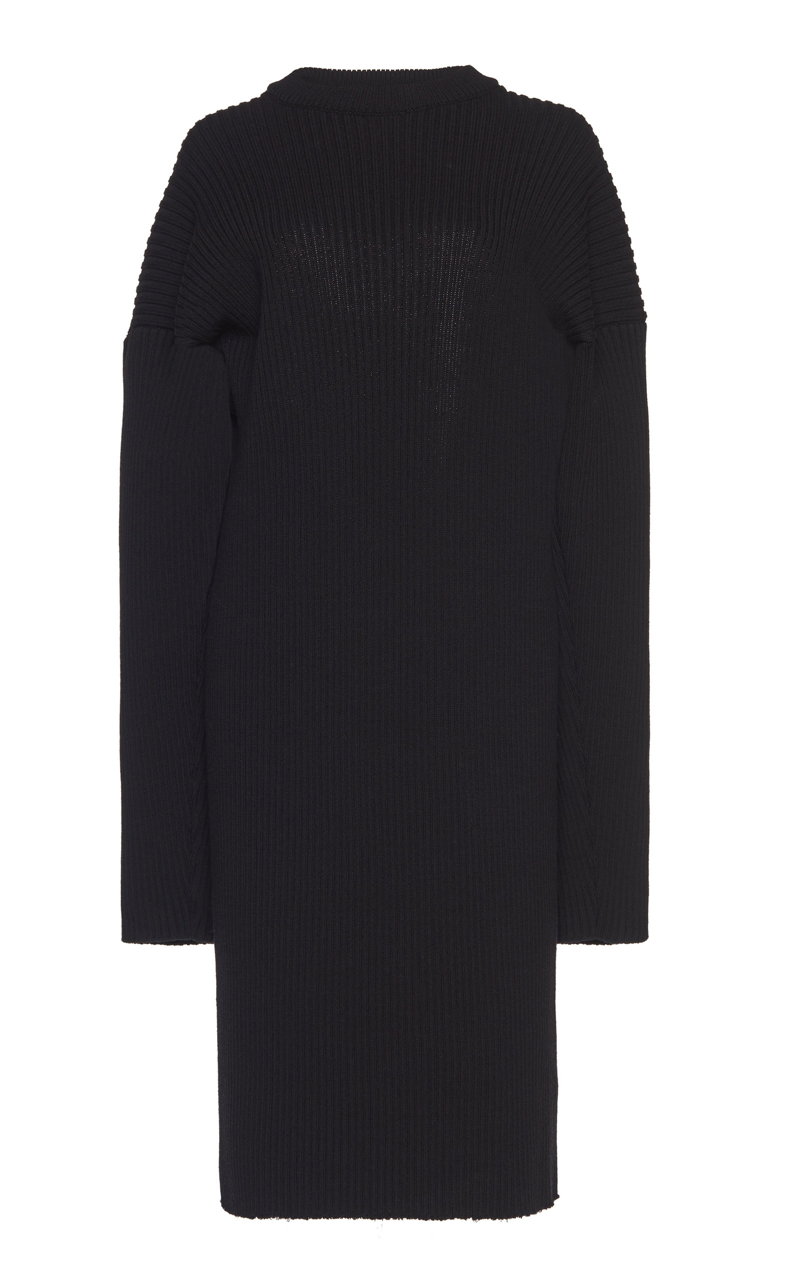 Bottega Veneta Open-Back Knitted Wool-Blend Midi Dress | Smart Closet