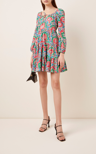 Roxy Floral-Print Cotton-Blend Mini Dress展示图