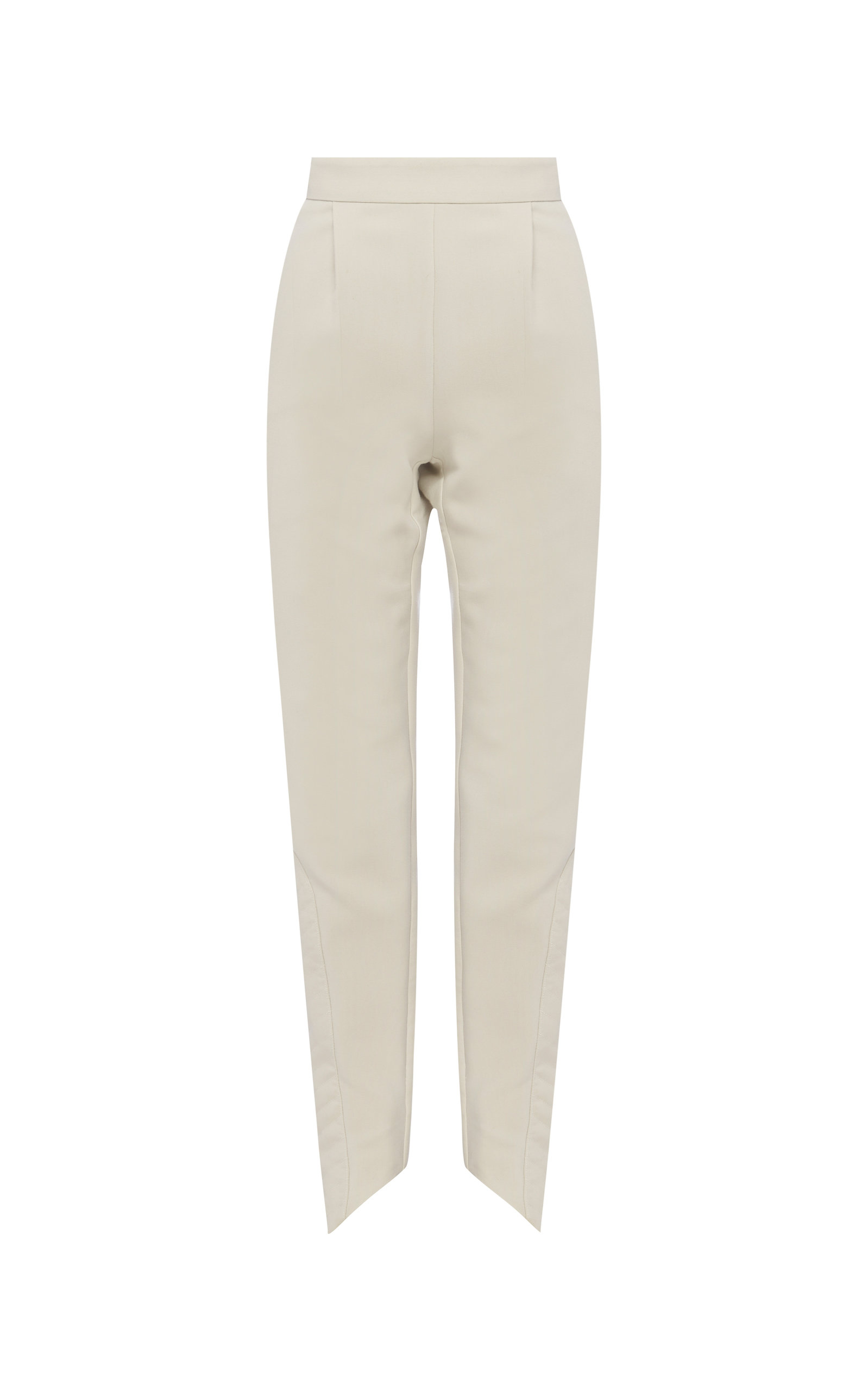 skinny crepe trousers