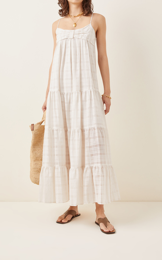 St Tropez Linen-Blend Maxi Dress展示图