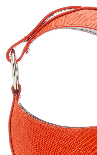 Ostra Mini Snake-Effect Leather Top Handle Bag展示图