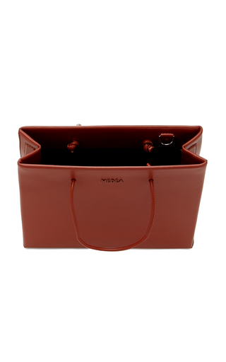 Hanna Chain-Detailed Leather Top-Handle Bag展示图