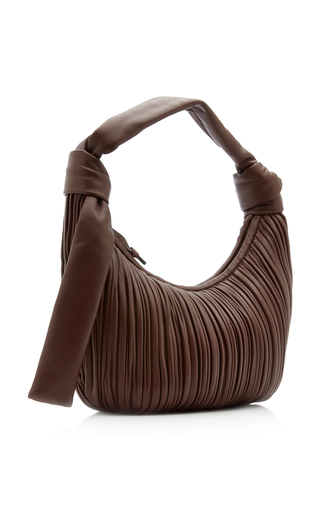 Neptune Pleated Leather Shoulder Bag展示图