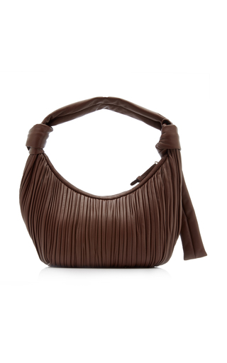 Neptune Pleated Leather Shoulder Bag展示图