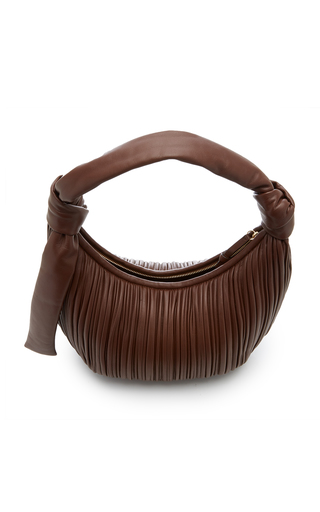 Neptune Pleated Leather Shoulder Bag展示图