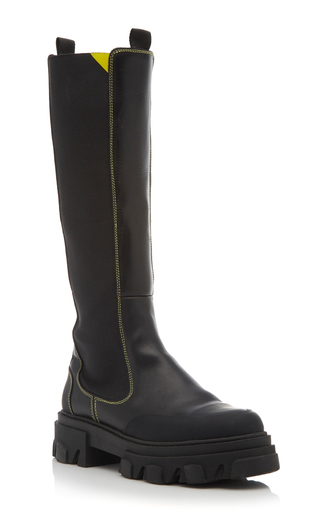 Leather Knee High Boots展示图