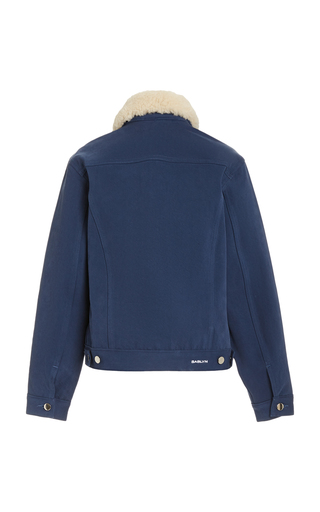 Faux-Fur Trimmed Jean Jacket展示图