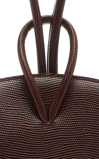 Loop Lizard-Effect Leather Top Handle Bag展示图