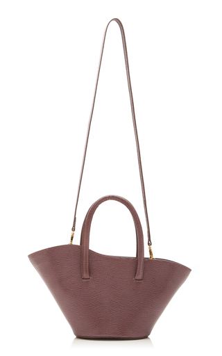 Micro Tulip Lizard-Effect Leather Top Handle Bag展示图