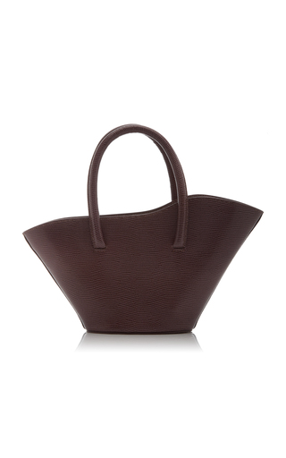 Micro Tulip Lizard-Effect Leather Top Handle Bag展示图