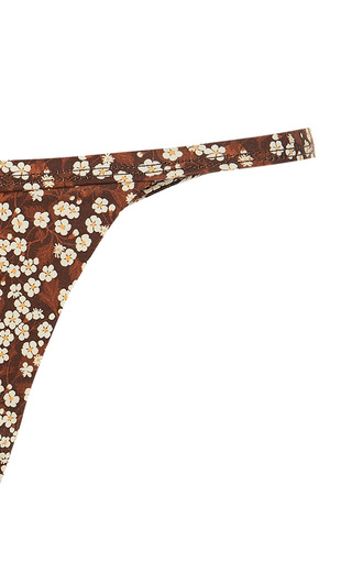 Petite Floral High-Cut Bikini Bottom展示图