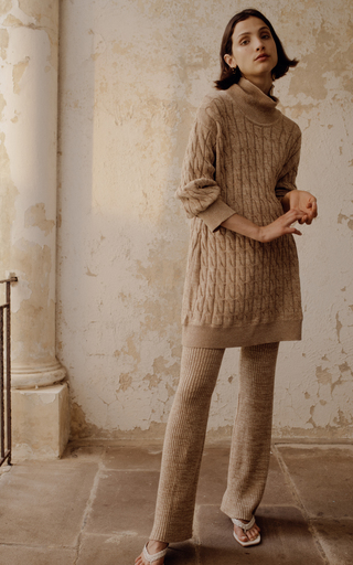 Dante Cable-Knit Sweater展示图