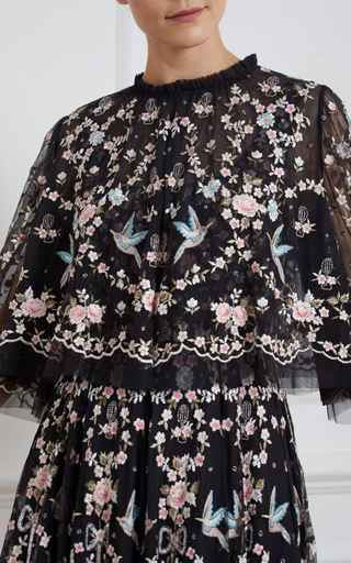 Regency Printed Tulle Cape展示图