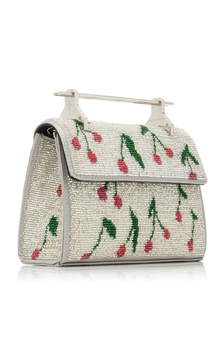 Pura Utz x M2Malletier Mini Muse Hand-Embroidered Cherry Clutch展示图