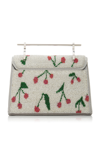 Pura Utz x M2Malletier Mini Muse Hand-Embroidered Cherry Clutch展示图