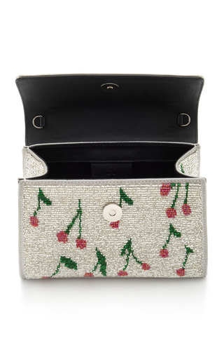 Pura Utz x M2Malletier Mini Muse Hand-Embroidered Cherry Clutch展示图