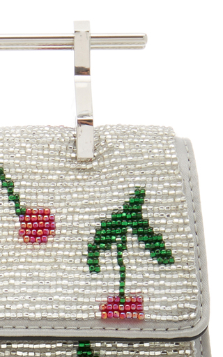 Pura Utz x M2Malletier Mini Muse Hand-Embroidered Cherry Clutch展示图