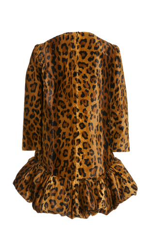 Lorie Cheetah-Print Cotton-Blend Dress展示图