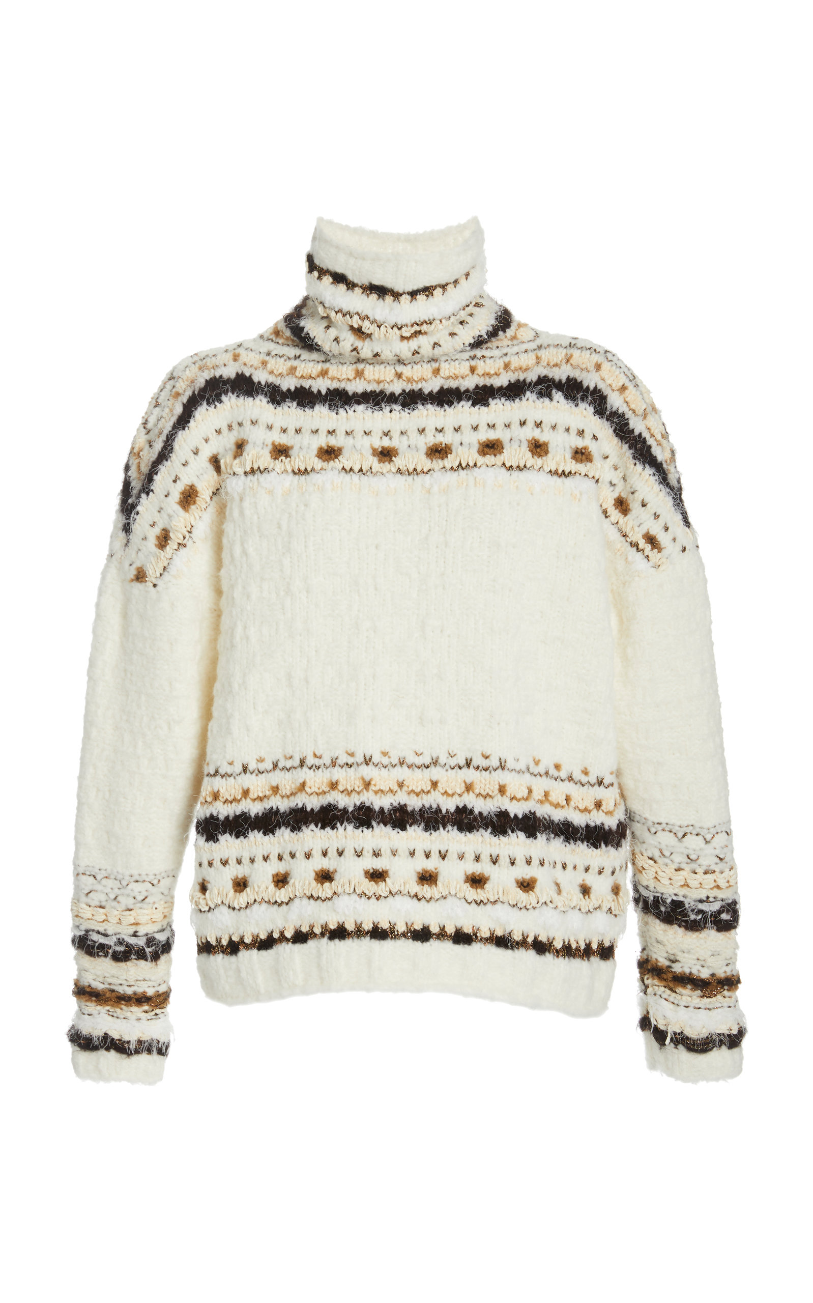 Fair Isle Knit Turtleneck Sweater by Prabal Gurung | Moda Operandi