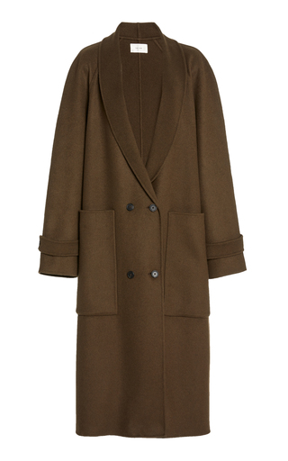 Fiera Belted Double-Faced Cashmere-Silk Coat展示图