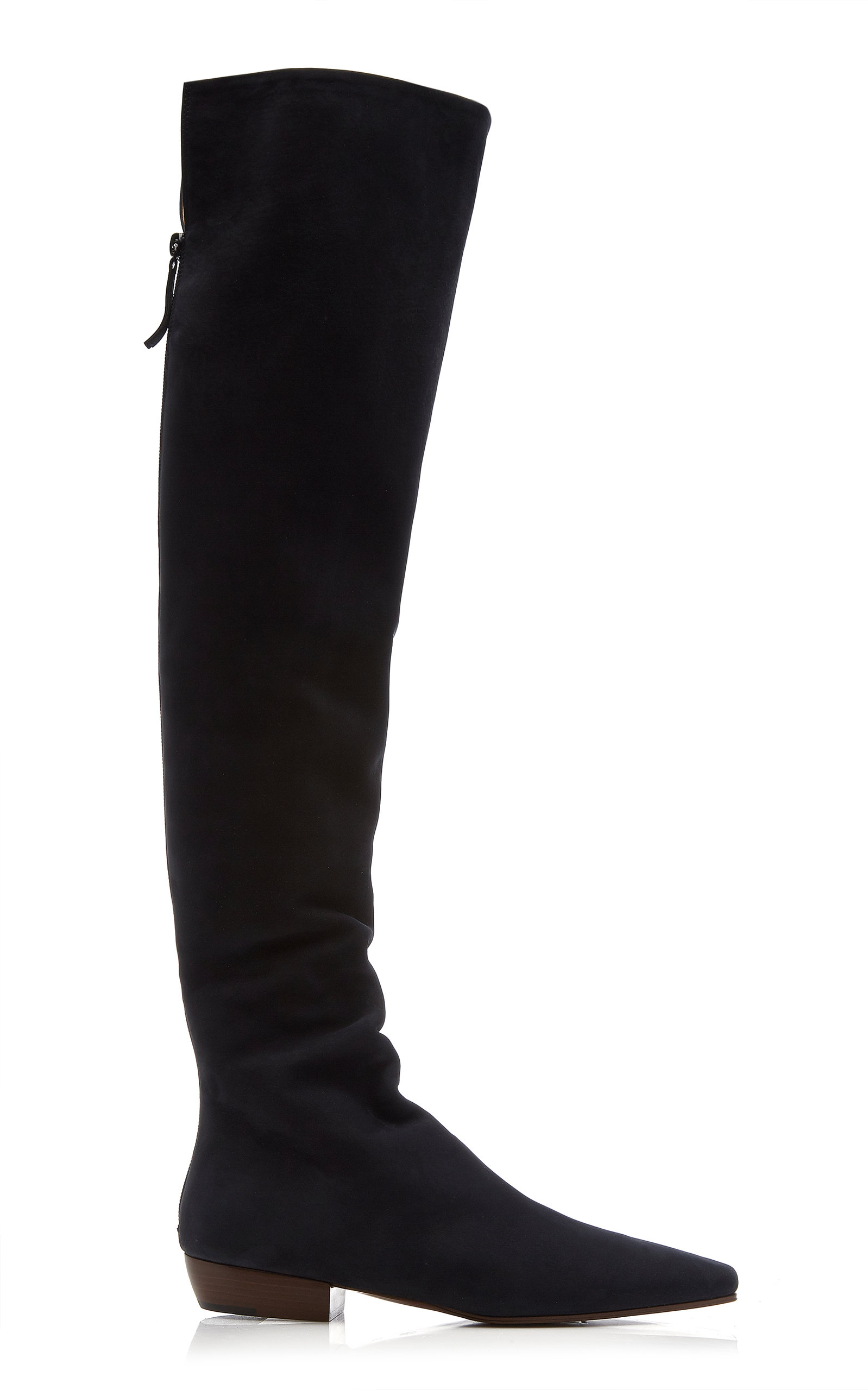 slouchy flat boots