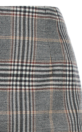 Hoyle Checked Wool-Blend Skirt展示图