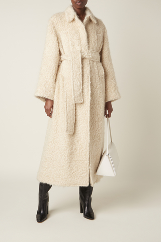 Belted Wool-Blend Coat展示图