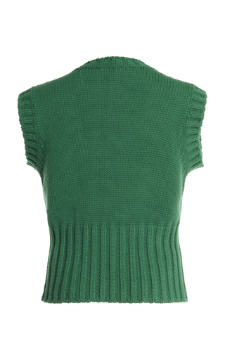 Sleeveless Wool Knit Top展示图