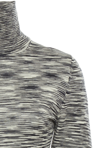 Space-Dyed Wool Turtleneck Top展示图
