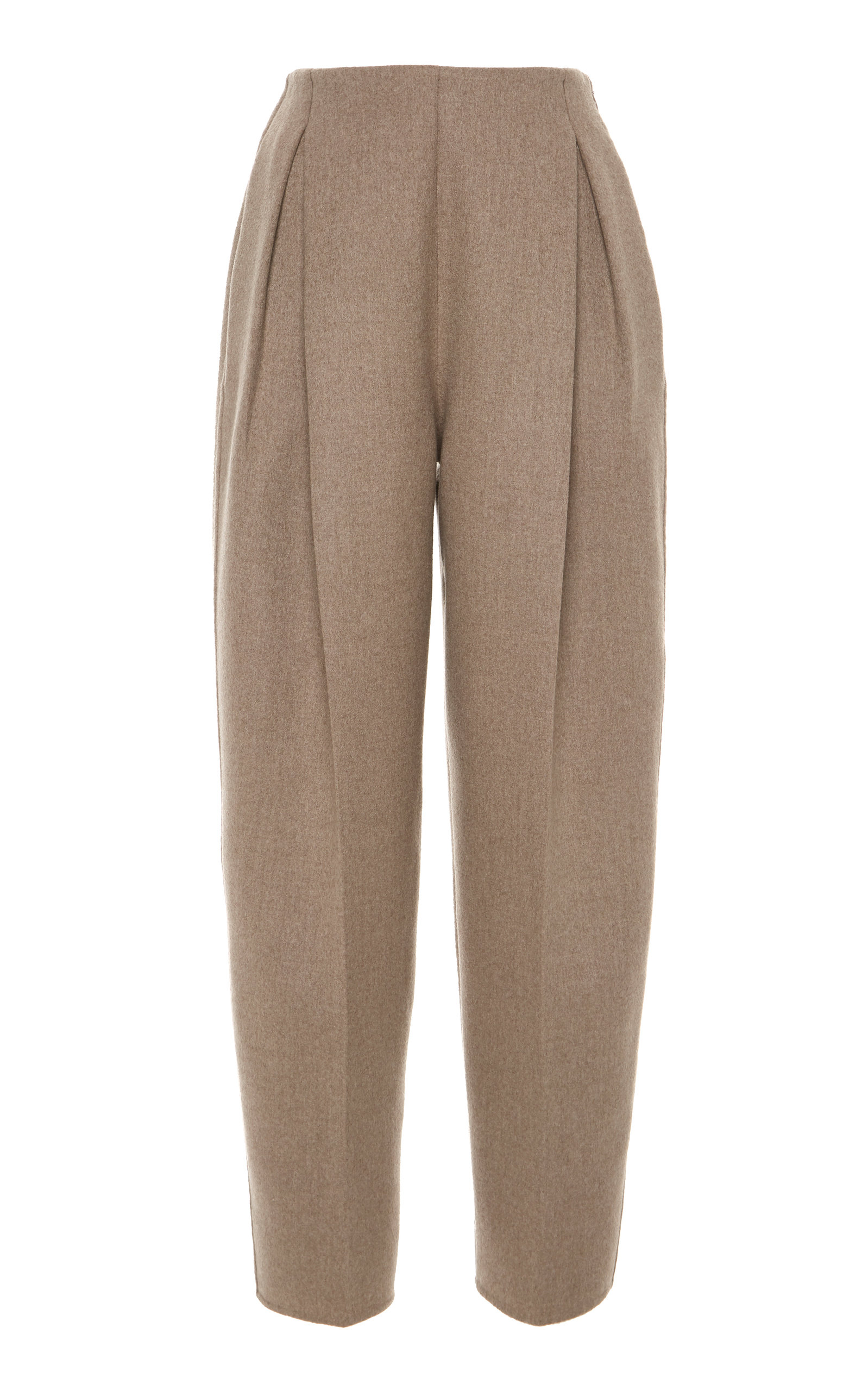 pleated wool pants