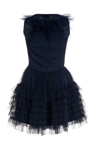 Felicity Ruffled Tulle Mini Dress展示图