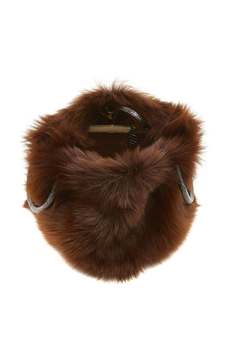 Gia Fur Top Handle Bag展示图