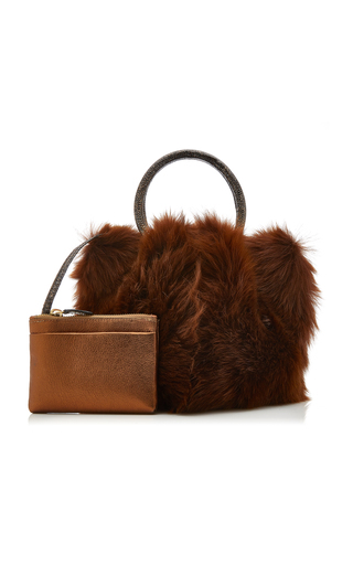 Gia Fur Top Handle Bag展示图