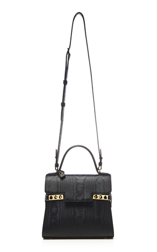 Temp��te PM Moir��-Effect Calf Leather Top Handle Bag展示图