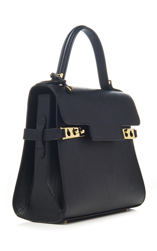 Temp��te PM Moir��-Effect Calf Leather Top Handle Bag展示图