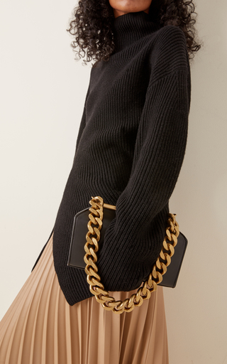 Medium Chunky Chain Vegan Leather Bag展示图