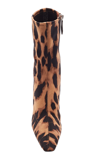 Hannah Leopard-Printed Jersey Ankle Boots展示图