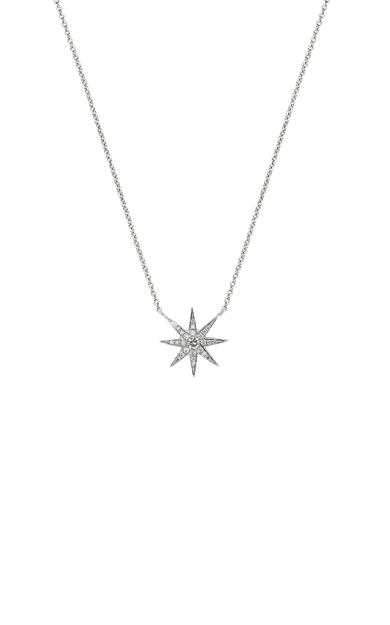 Colette JewelryColette Jewelry Single Star 18K White Gold and Diamond ...