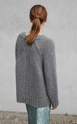 Evannah Oversized Wool-Blend Sweater展示图