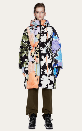 Oak Floral Hooded Down Coat展示图