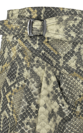 New Wilde Buckled Snake-Effect Trousers展示图