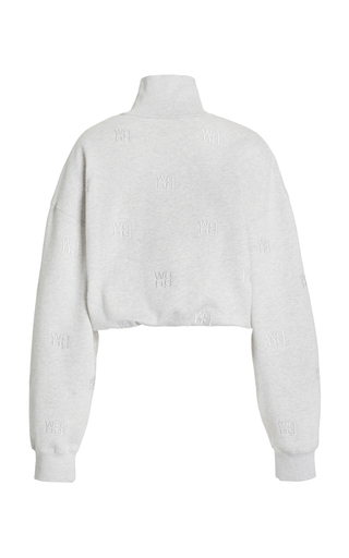 Embroidered Cotton-Knit Turtleneck Sweater展示图