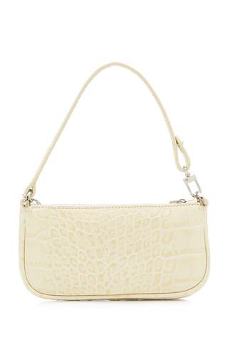 Mini Rachel Croc-Effect Leather Shoulder Bag展示图