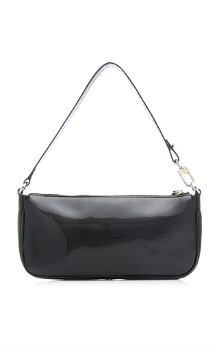 Rachel Patent Leather Shoulder Bag展示图