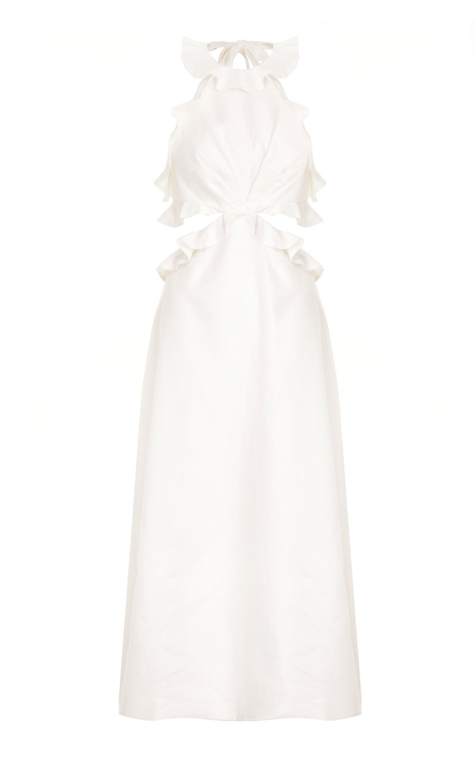 zimmermann white midi dress