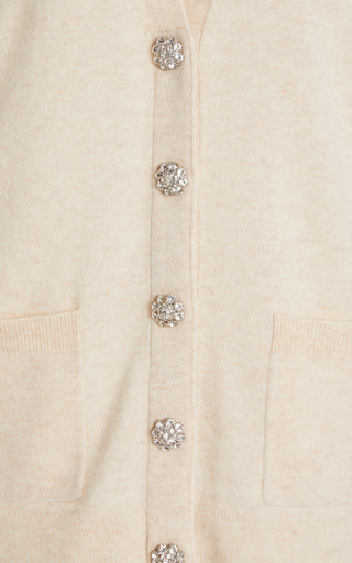 Crystal-Embellished Cashmere Vest展示图